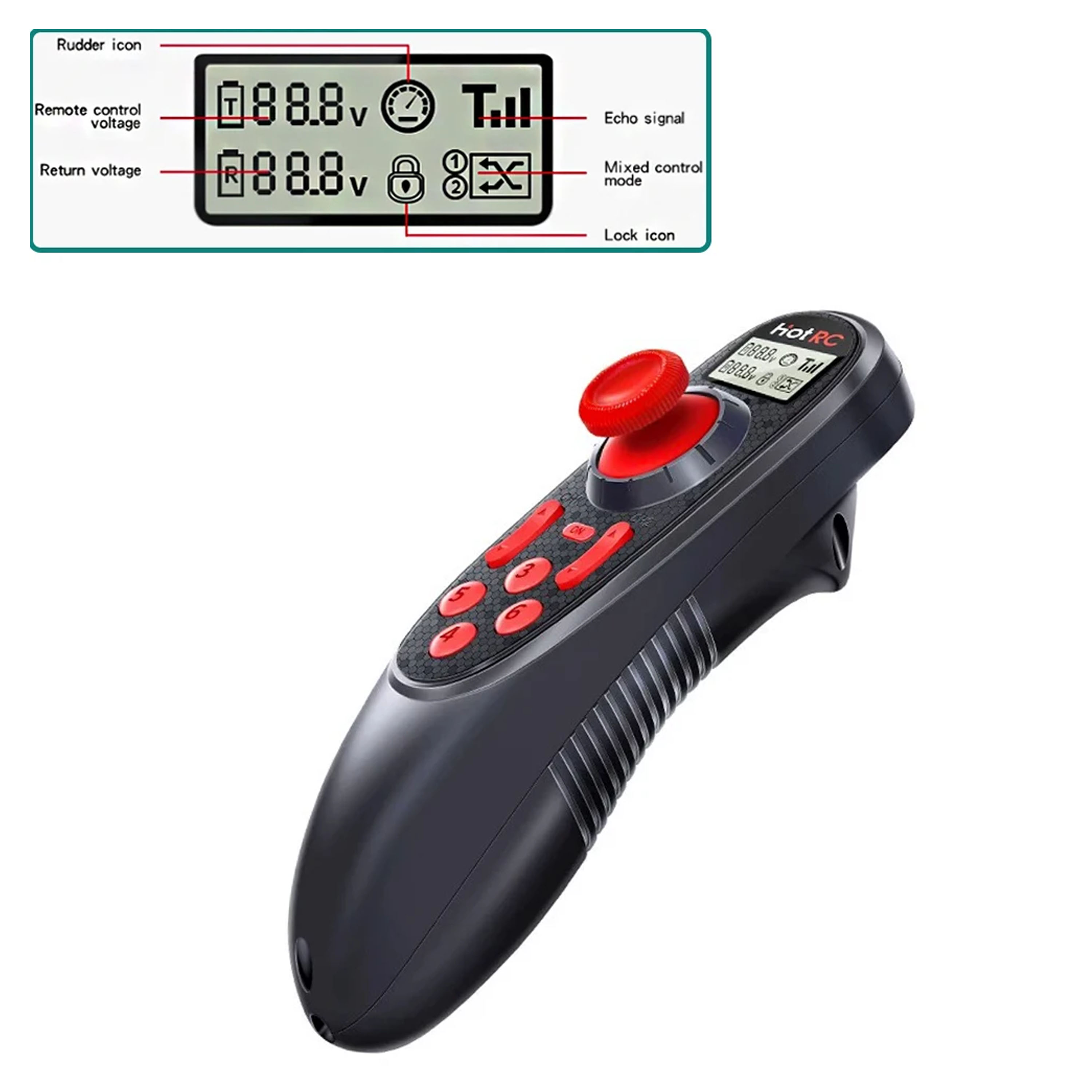HOTRC DS-600 DS600 6CH 2.4GHz  - Brushless Motor Thrust Test Stand ulasan dan harga